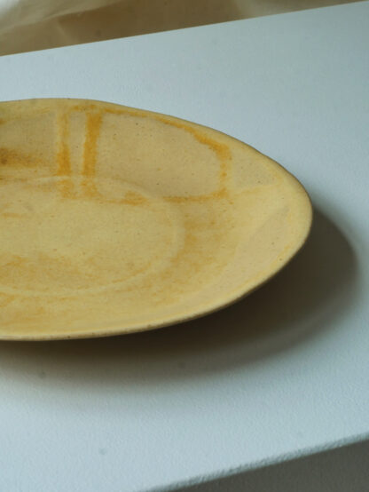 assiette suspendu émaillé grès céramique poterie fait main artisanale paris