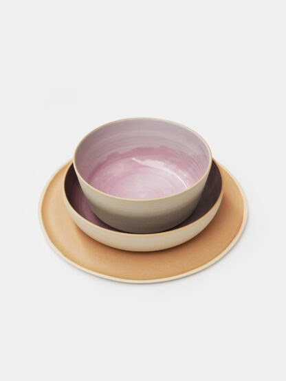 Set d'assiette noël céramique vaisselle artisanat paris