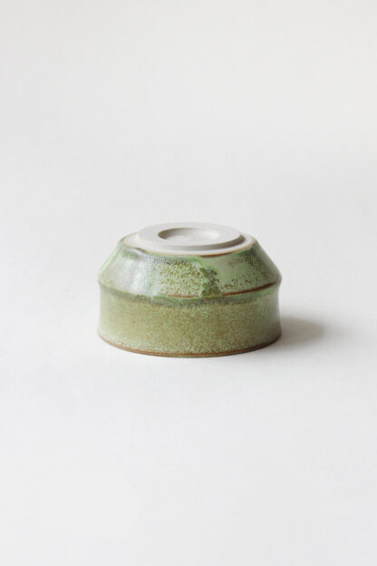 bol a thé matcha chawan poterie ceramique france paris fait main artisanale grès vert
