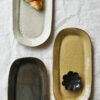 Coupelle artisanale en grès émaillé couleur Tapenade – Collection FRANÇAISES – vue de dessus