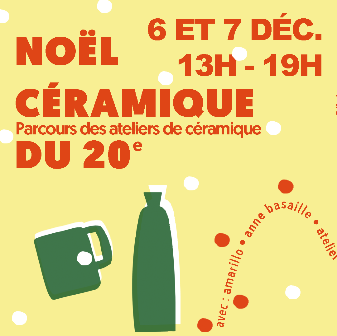 Noël céramique poterie paris 20ème