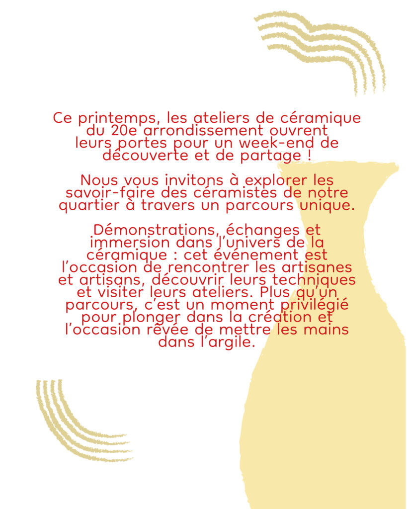 parcours céramique paris 20ème