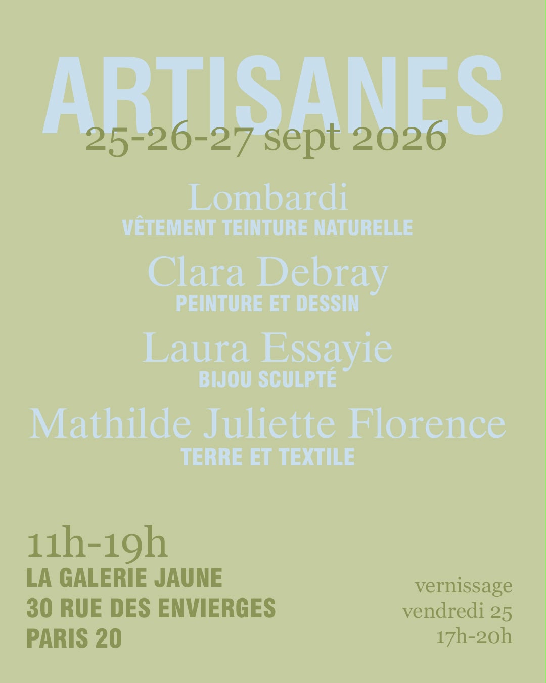 artisanes expo galerie jaune paris bijoux textile illustration peinture